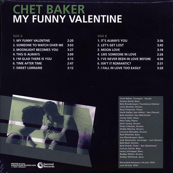 Chet Baker - My Funny Valentine (180g) (green vinyl)