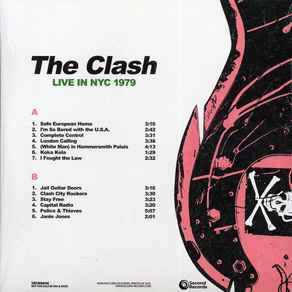 The Clash - Live In NYC 1979 (180g) (green vinyl)