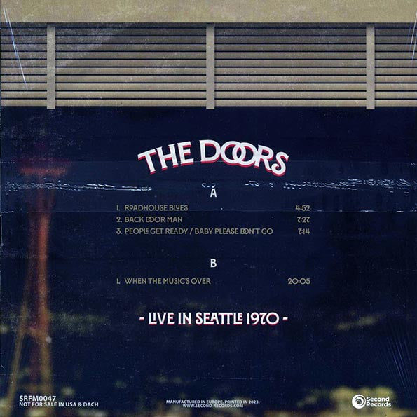 The Doors - Live In Seattle 1970 (180g) (clear vinyl)