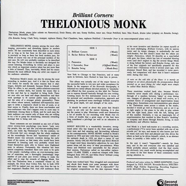 Thelonious Monk - Brilliant Corners (180g)