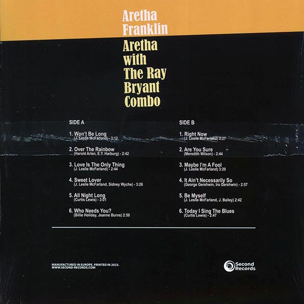 Aretha Franklin - Aretha With The Ray Bryant Combo (180g)