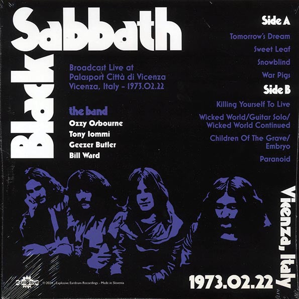 Black Sabbath - Vicenza, Italy 1973.02.22