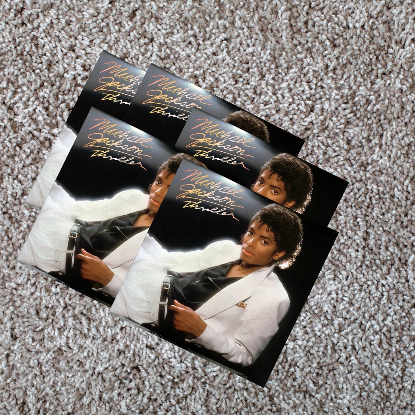 Lot of 5 Michael Jackson Thriller Vinyl Record Gatefold Jacket New Classic Album