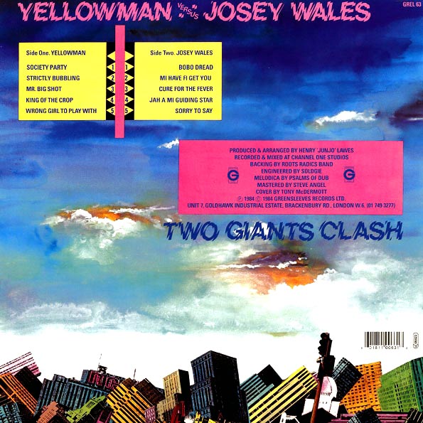 Yellowman, Josey Wales - Two Giants Clash: Yellowman Vs. Josey Wales
