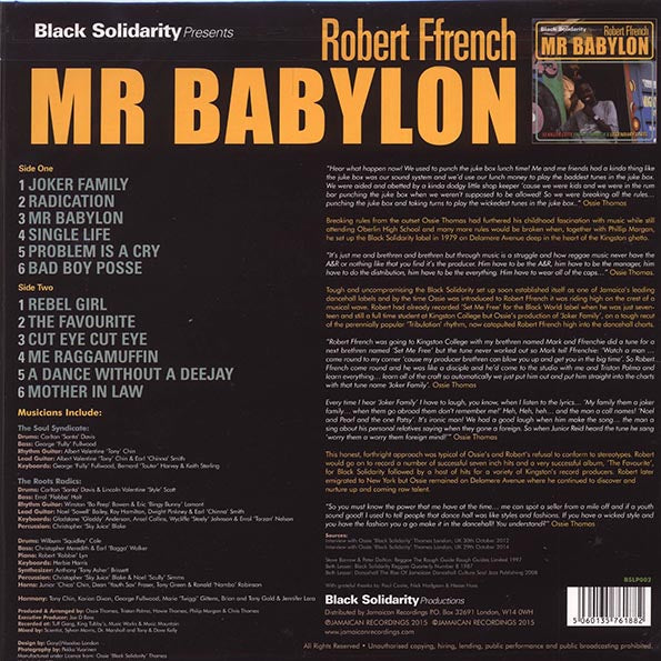 Robert Ffrench - Mr. Babylon (180g)