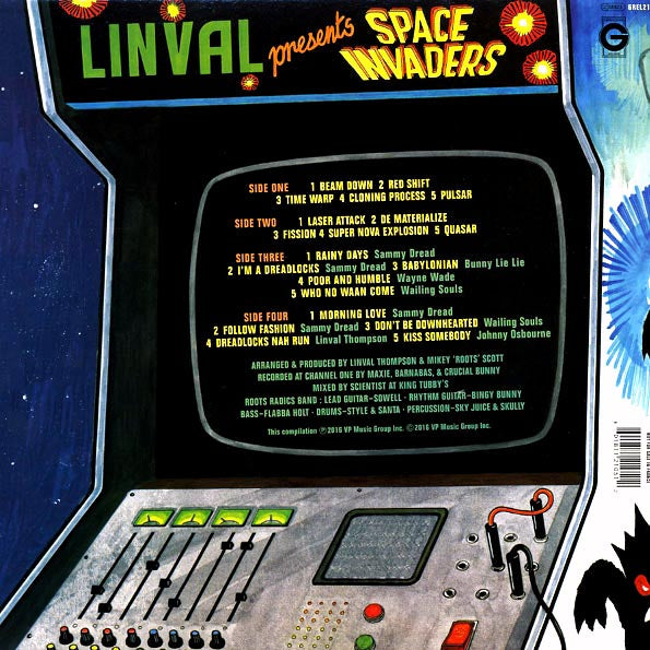 Scientist - Linval Presents Space Invaders + Bonus Vocals Album (2xLP)