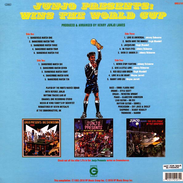Scientist - Junjo Presents Wins The World Cup + Bonus Vocals Album (2xLP)