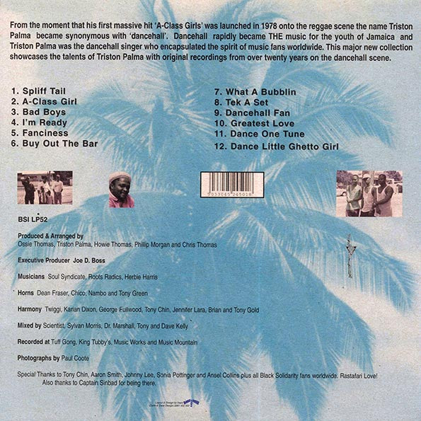 Triston Palmer - Spliff Tail (1998 FIRST PRESS) (UK press) (orig. press)