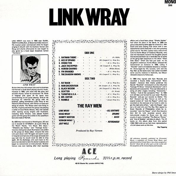 Link Wray - Early Recordings (mono)