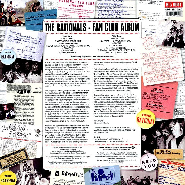 The Rationals - Fan Club Album