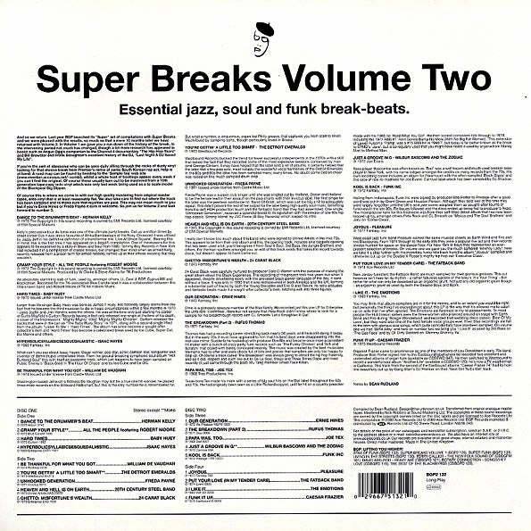Ernie Hines, Rufus Thomas, Isaac Hayes, Funk Inc, Pleasure, Etc. - Super Breaks Volume 2: Essential Jazz, Soul And Funk Break Beats (2xLP)