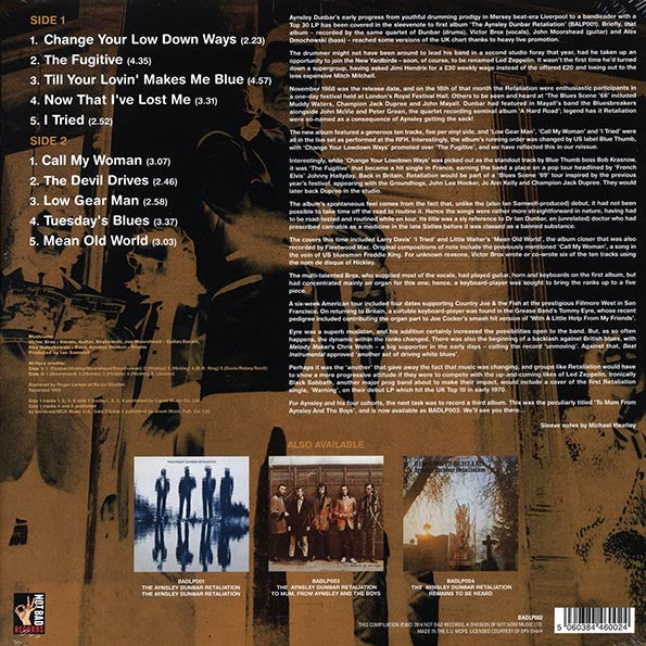 The Aynsley Dunbar Retaliation - Doctor Dunbar's Prescription (180g)