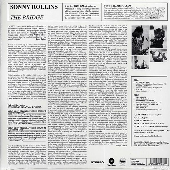 Sonny Rollins - The Bridge (180g)