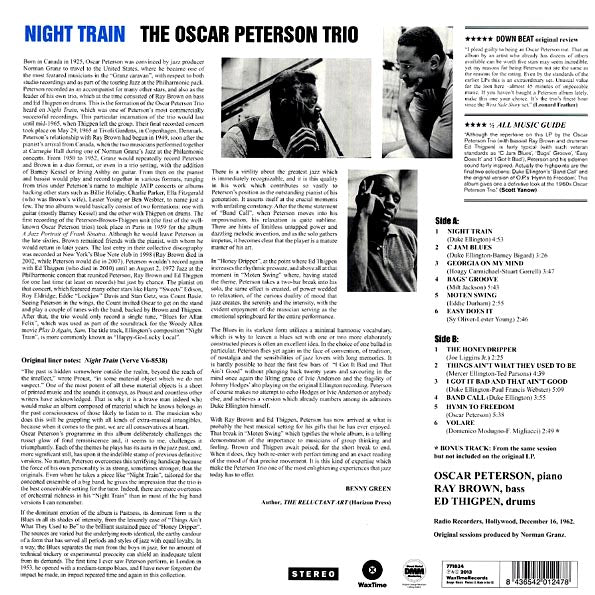 Oscar Peterson Trio - Night Train (180g)