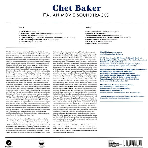 Chet Baker - Italian Movie Soundtracks (ltd. ed.) (180g)