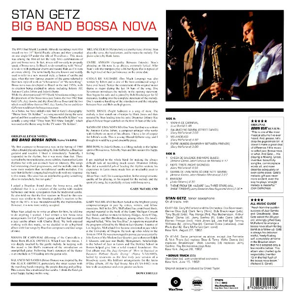 Stan Getz - Big Band Bossa Nova (+bonus track) (ltd. ed.) (180g)