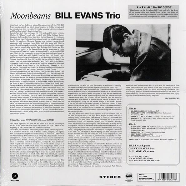 Bill Evans Trio - Moonbeams (ltd. ed.) (180g) (remastered)