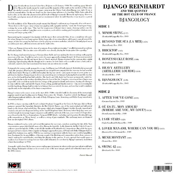 Django Reinhardt & Quintet Of The Hot Club Of France - Djangology (180g)