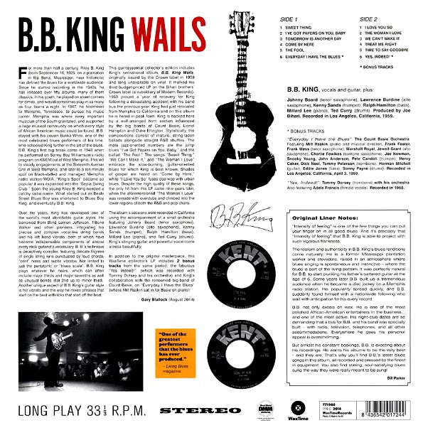 BB King - Wails (ltd. ed.) (180g)