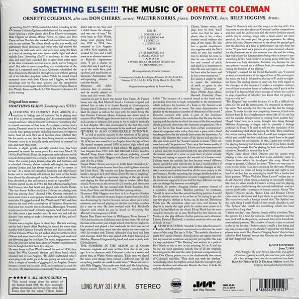 Ornette Coleman - Something Else!!! The Music Of Ornette Coleman (ltd. ed.) (180g)