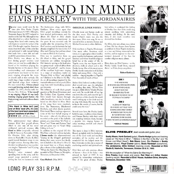 Elvis Presley - This Hand In Mine (incl. mp3) (180g)