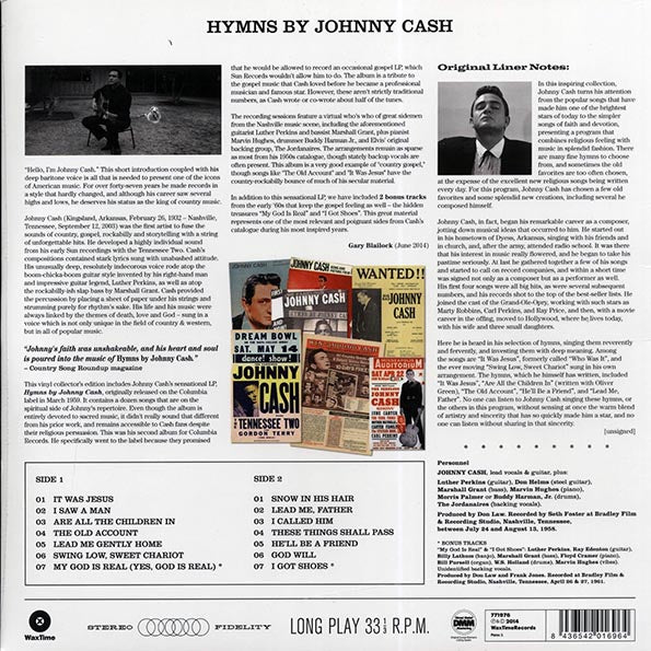 Johnny Cash - Hymns By Johnny Cash (+2 bonus tracks) (ltd. ed.) (180g)