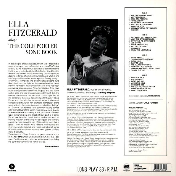 Ella Fitzgerald - Sings The Cole Porter Song Book (ltd. ed.) (2xLP) (180g)