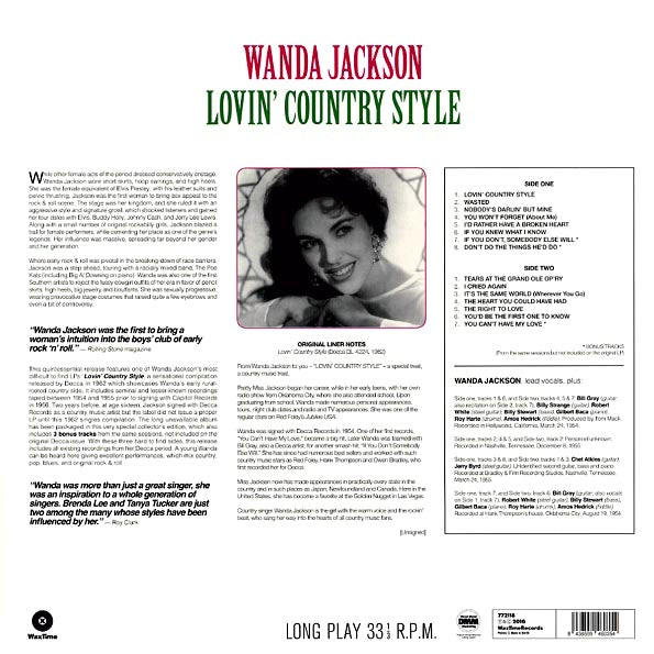 Wanda Jackson - Lovin' Country Style (ltd. ed.) (180g)
