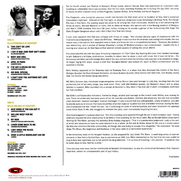 Ella Fitzgerald, Billie Holiday - At Newport (180g)