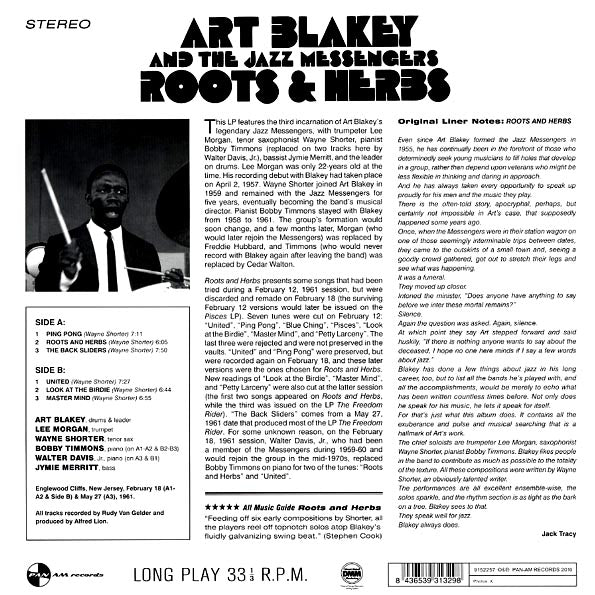 Art Blakey & The Jazz Messengers - Roots & Herbs (ltd. ed.) (180g)