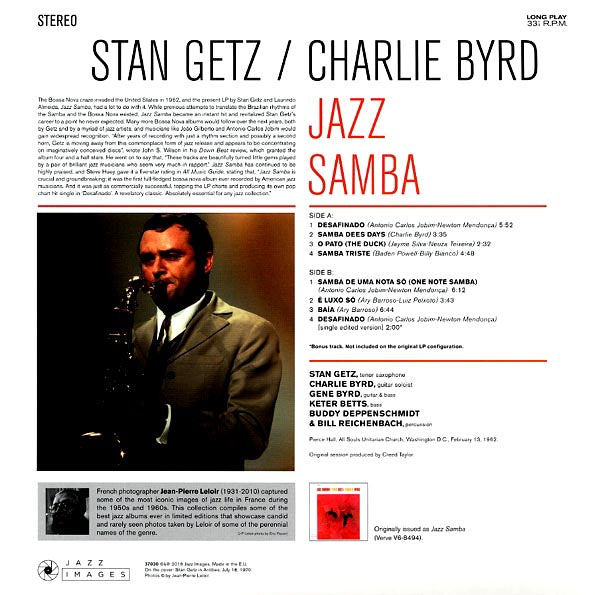 Stan Getz, Charlie Byrd - Jazz Samba (ltd. ed.) (180g)