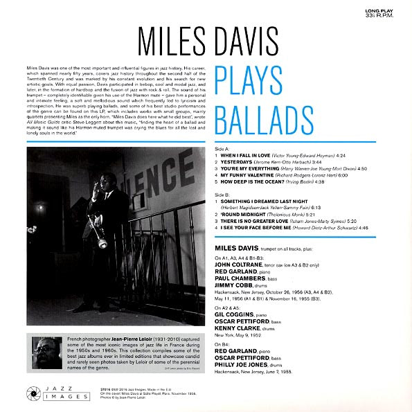 Miles Davis - Plays Ballads (ltd. ed.) (180g)