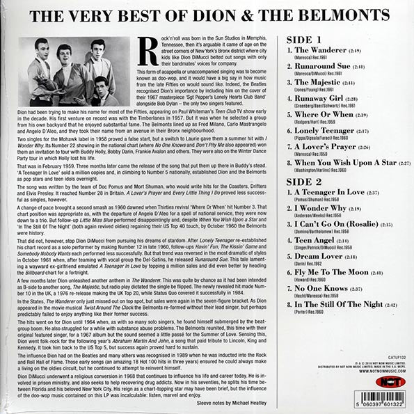 Dion & The Belmonts - The Very Best Of Dion & The Belmonts (180g)