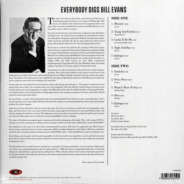 Bill Evans - Everybody Digs Bill Evans (180g) (blue vinyl)