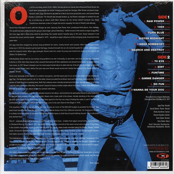 Iggy Pop, David Bowie - 1977: Iggy Pop With David Bowie (180g) (red vinyl)