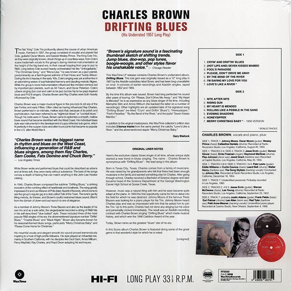 Charles Brown - Drifting Blues (+2 bonus tracks) (ltd. ed.) (180g)