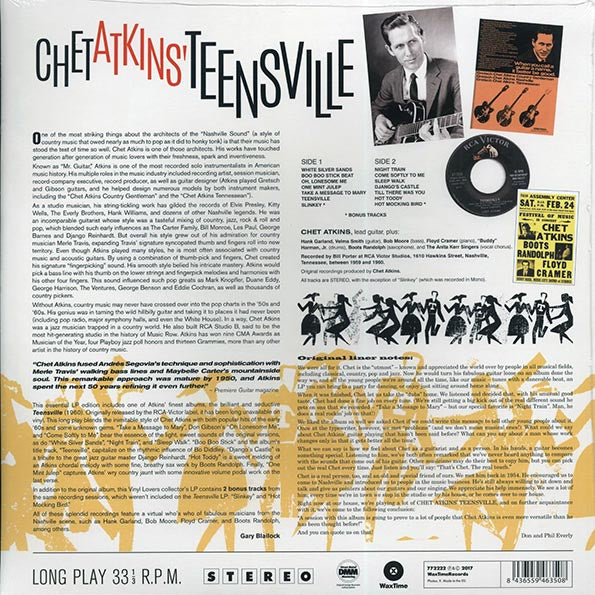 Chet Atkins - Teensville (+2 bonus tracks) (ltd. ed.) (180g)