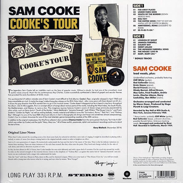 Sam Cooke - Cooke's Tour (+2 bonus tracks) (ltd. ed.) (180g)