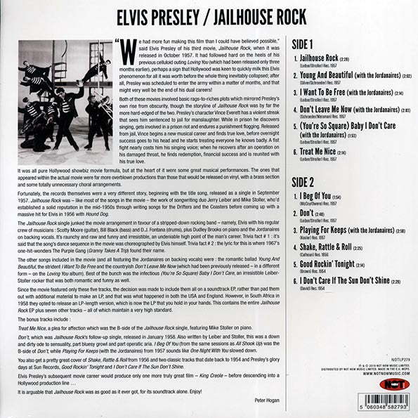 Elvis Presley - Jailhouse Rock (180g) (colored vinyl)