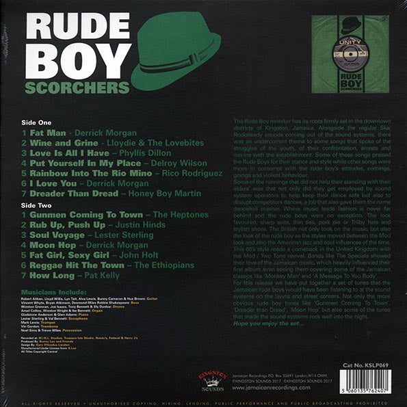 Phyllis Dillon, Lester Sterling, Rico Rodriguez, The Heptones, Etc. - Rude Boy Scorchers (180g)