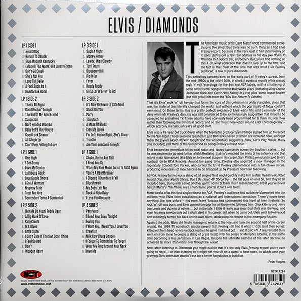 Elvis Presley - Diamonds: 72 Original Classics (72 tracks) (4xLP) (colored vinyl)