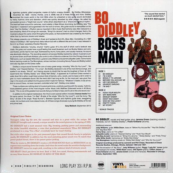 Bo Diddley - Boss Man (+2 bonus tracks) (ltd. ed.) (180g)