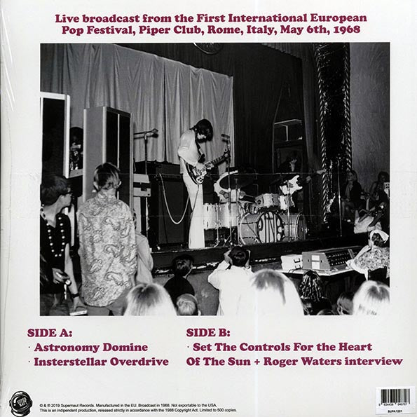 Pink Floyd - Broadcast In Rome, Italy, May 6th, 1968 (ltd. ed.)