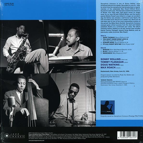 Sonny Rollins - Saxophone Colossus (+2 bonus tracks) (ltd. ed.) (180g)