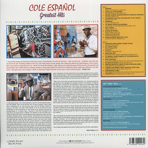 Nat King Cole - Cole Espanol: Greatest Hits (ltd. ed.) (180g)
