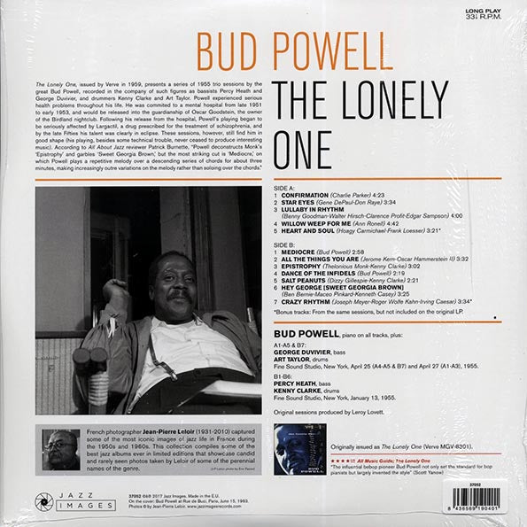 Bud Powell - The Lonely One (+2 bonus tracks) (ltd. ed.) (180g) (High-Def VV)