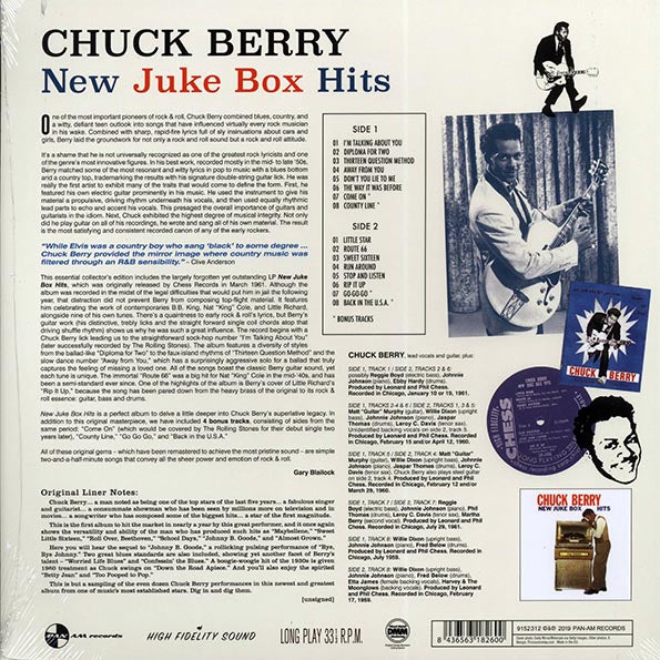 Chuck Berry - New Juke Box Hits (+4 bonus tracks) (ltd. ed.) (180g) (remastered)