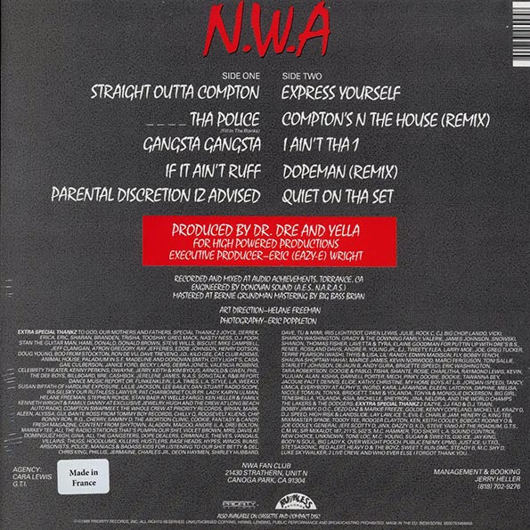 NWA - Straight Outta Compton (incl. mp3) (180g)