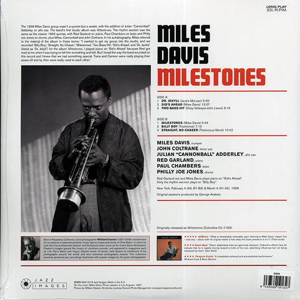 Miles Davis - Milestones (ltd. ed.) (180g) (remastered)