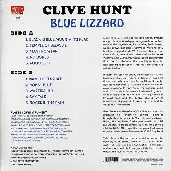 Clive Hunt - Blue Lizzard